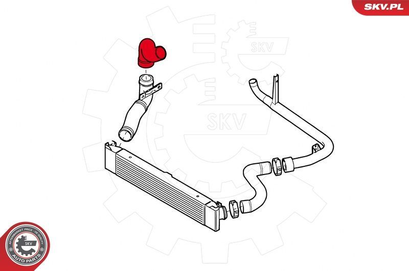 Kompresoriaus padavimo žarna ESEN SKV 24SKV849