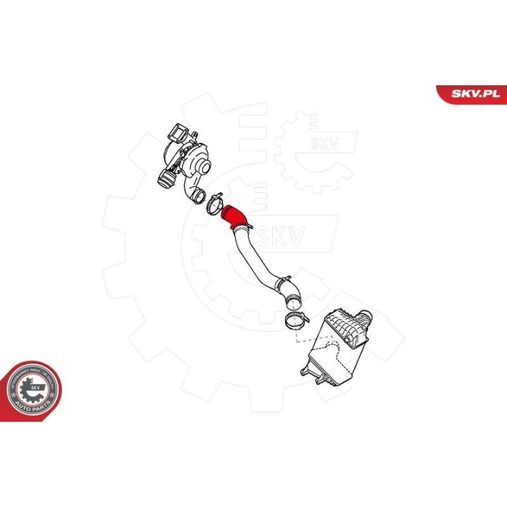 Kompresoriaus padavimo žarna ESEN SKV 24SKV854