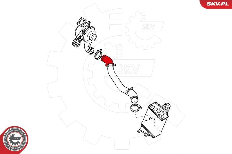 Kompresoriaus padavimo žarna ESEN SKV 24SKV854