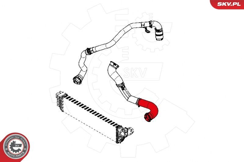 Kompresoriaus padavimo žarna ESEN SKV 24SKV863