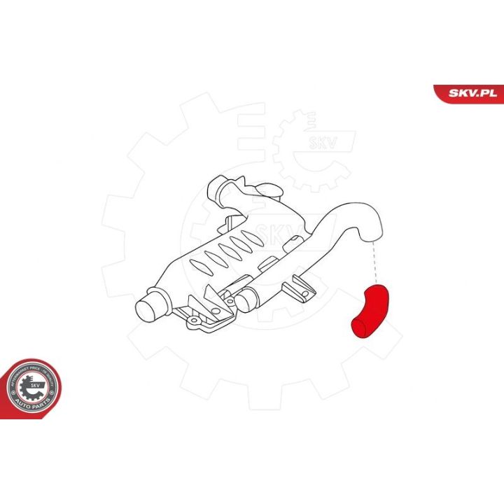 Kompresoriaus padavimo žarna ESEN SKV 24SKV875