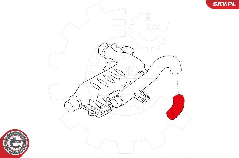 Kompresoriaus padavimo žarna ESEN SKV 24SKV875