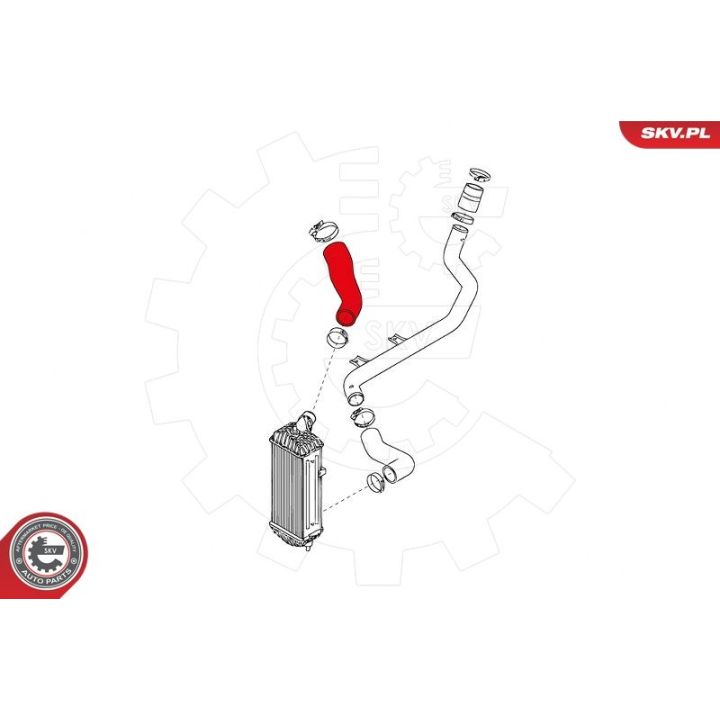 Kompresoriaus padavimo žarna ESEN SKV 24SKV877