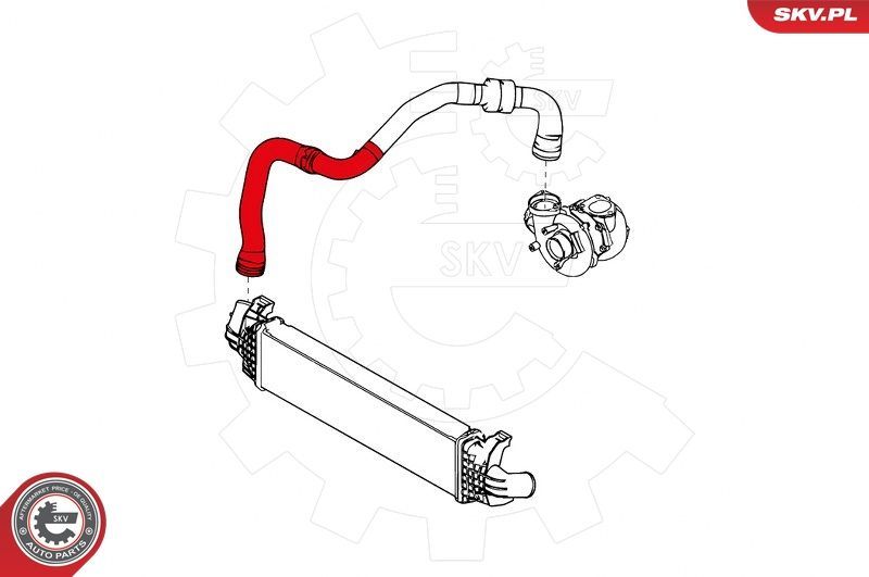 Kompresoriaus padavimo žarna ESEN SKV 24SKV880