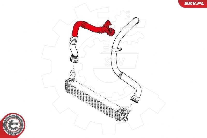 Kompresoriaus padavimo žarna ESEN SKV 24SKV881