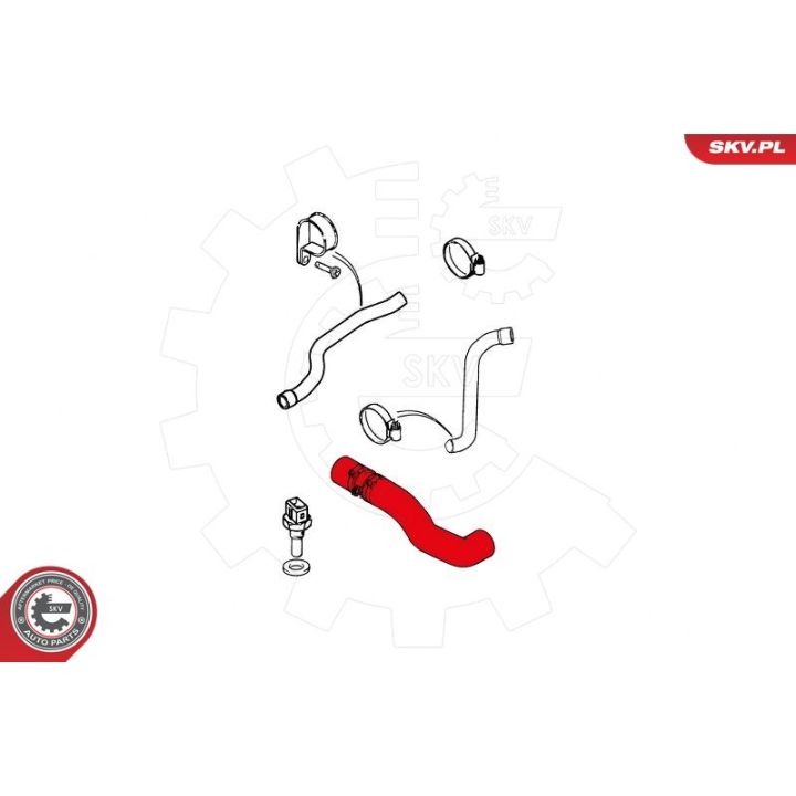 Kompresoriaus padavimo žarna ESEN SKV 24SKV882