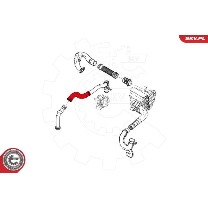 Kompresoriaus padavimo žarna ESEN SKV 24SKV892