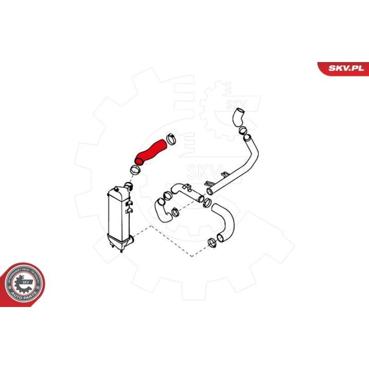 Kompresoriaus padavimo žarna ESEN SKV 24SKV895