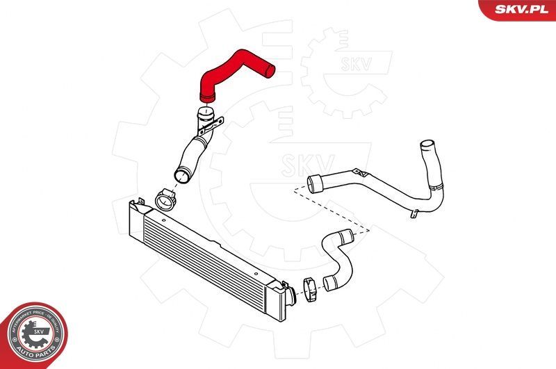 Kompresoriaus padavimo žarna ESEN SKV 24SKV906
