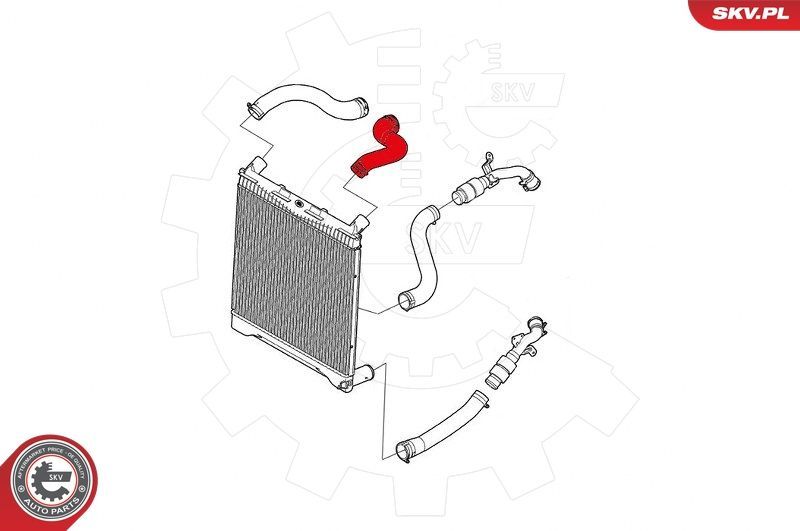 Kompresoriaus padavimo žarna ESEN SKV 24SKV908