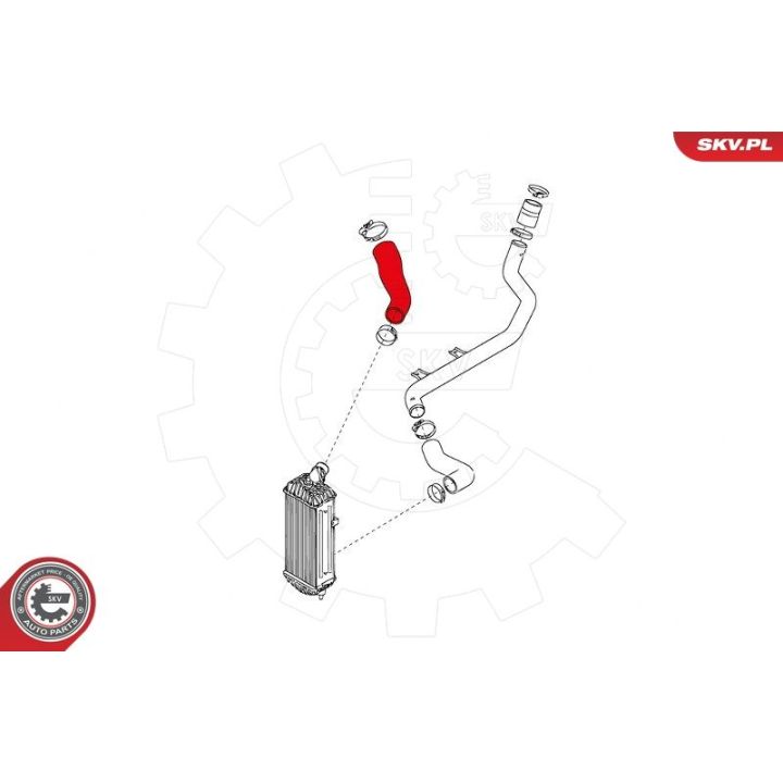 Kompresoriaus padavimo žarna ESEN SKV 24SKV909