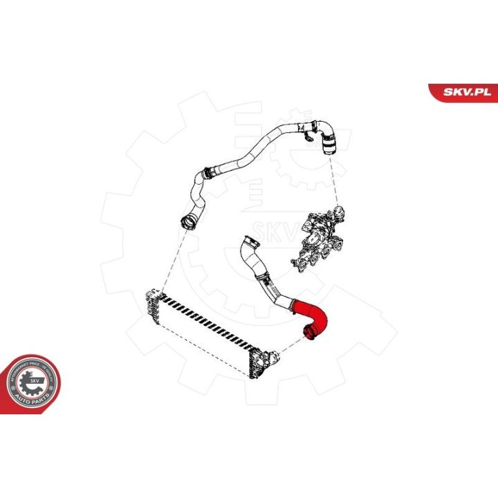 Kompresoriaus padavimo žarna ESEN SKV 24SKV912