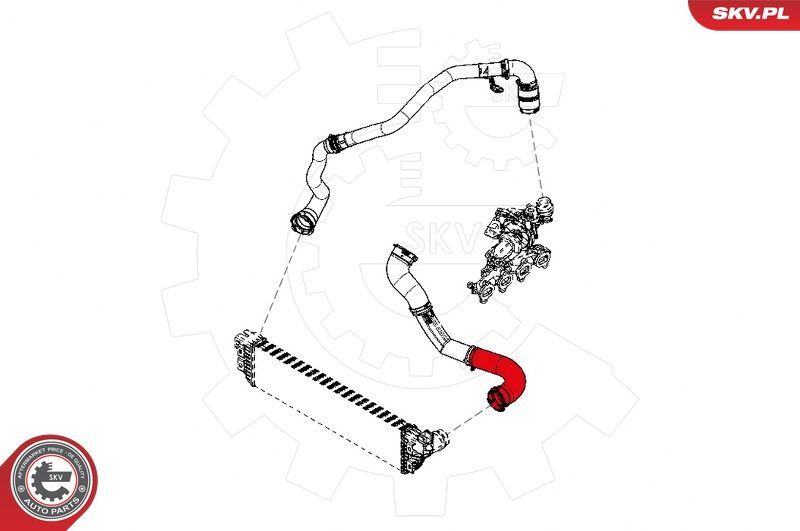 Kompresoriaus padavimo žarna ESEN SKV 24SKV912