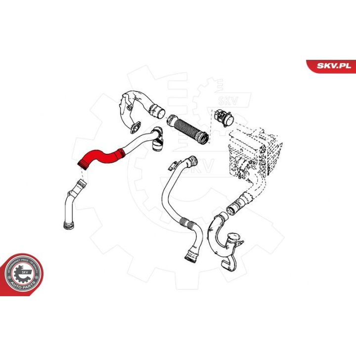 Kompresoriaus padavimo žarna ESEN SKV 24SKV915