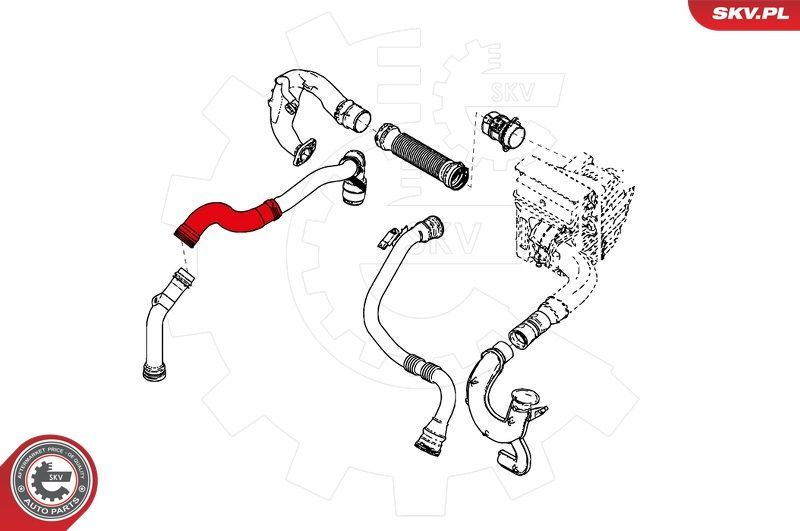 Kompresoriaus padavimo žarna ESEN SKV 24SKV915