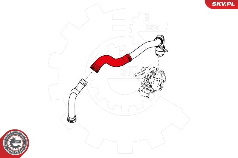 Kompresoriaus padavimo žarna ESEN SKV 24SKV923
