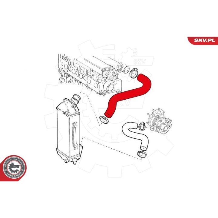 Kompresoriaus padavimo žarna ESEN SKV 24SKV925