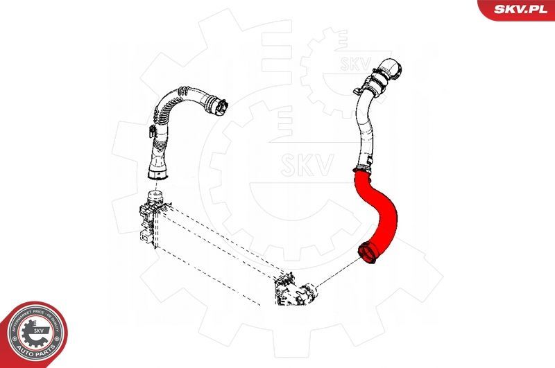 Kompresoriaus padavimo žarna ESEN SKV 24SKV927