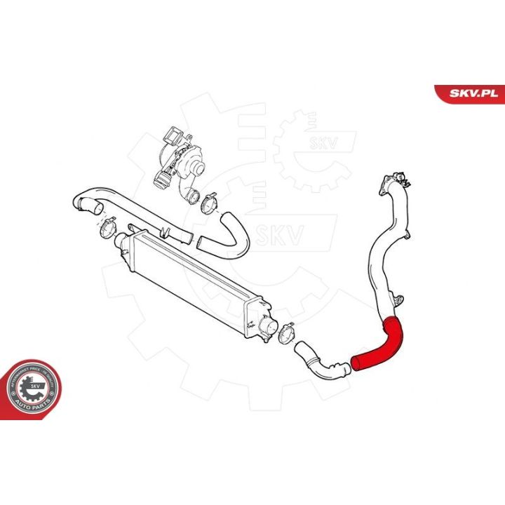 Kompresoriaus padavimo žarna ESEN SKV 24SKV940