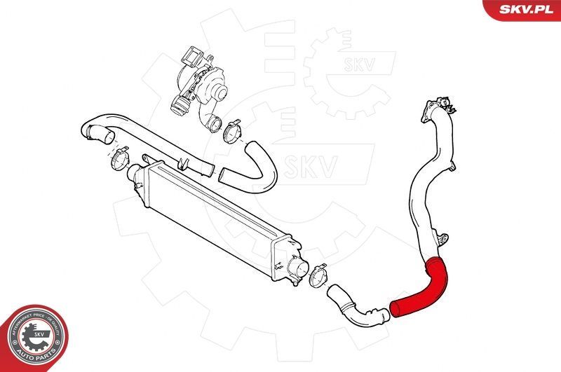 Kompresoriaus padavimo žarna ESEN SKV 24SKV940