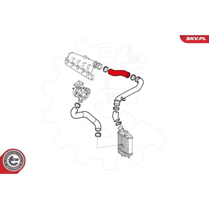 Kompresoriaus padavimo žarna ESEN SKV 24SKV941