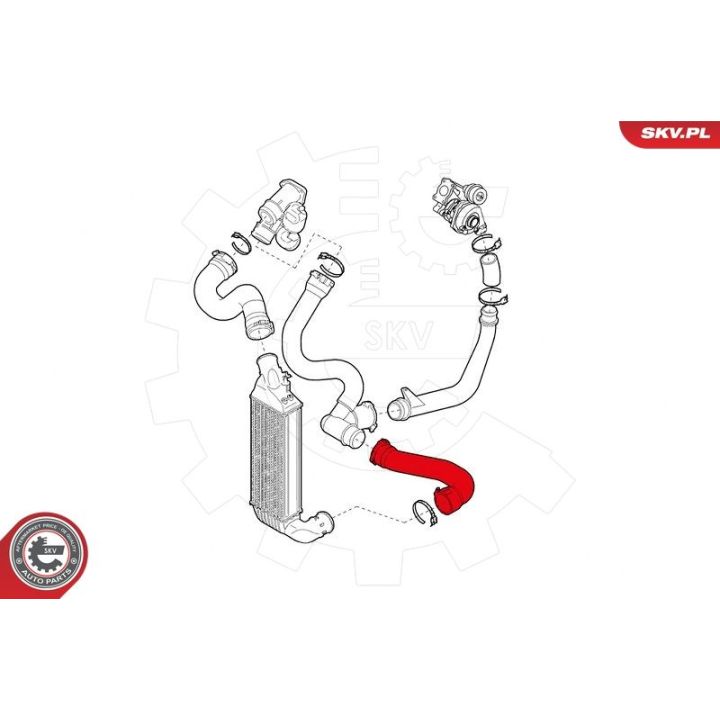 Kompresoriaus padavimo žarna ESEN SKV 24SKV945