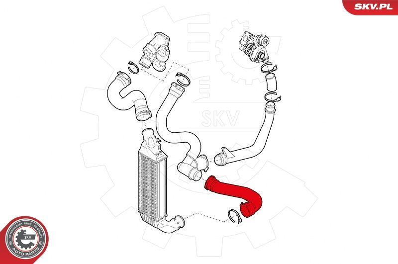 Kompresoriaus padavimo žarna ESEN SKV 24SKV945