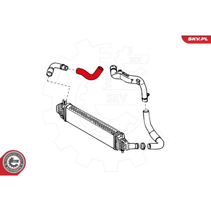 Kompresoriaus padavimo žarna ESEN SKV 24SKV951