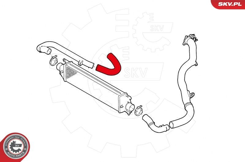 Kompresoriaus padavimo žarna ESEN SKV 24SKV957