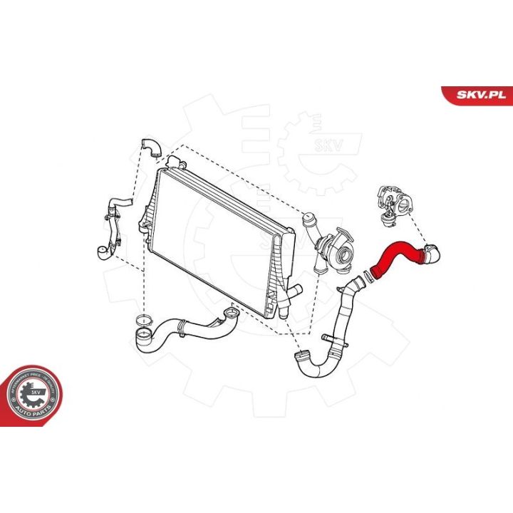 Kompresoriaus padavimo žarna ESEN SKV 24SKV960