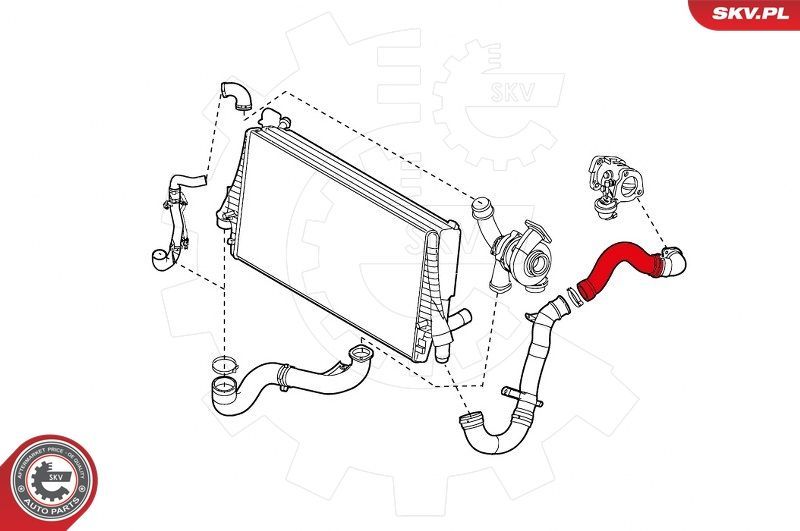 Kompresoriaus padavimo žarna ESEN SKV 24SKV960