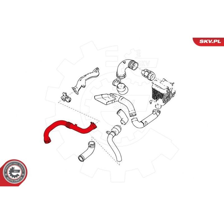 Kompresoriaus padavimo žarna ESEN SKV 24SKV963