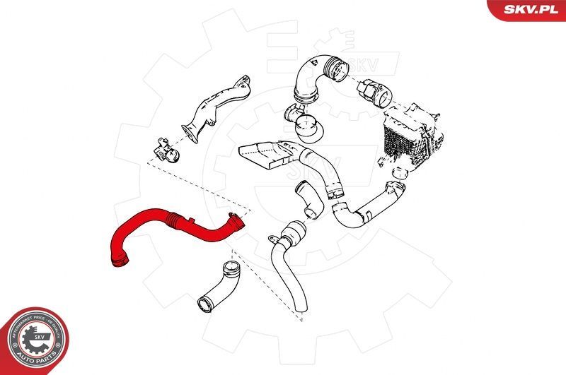 Kompresoriaus padavimo žarna ESEN SKV 24SKV963