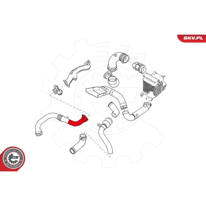 Kompresoriaus padavimo žarna ESEN SKV 24SKV964
