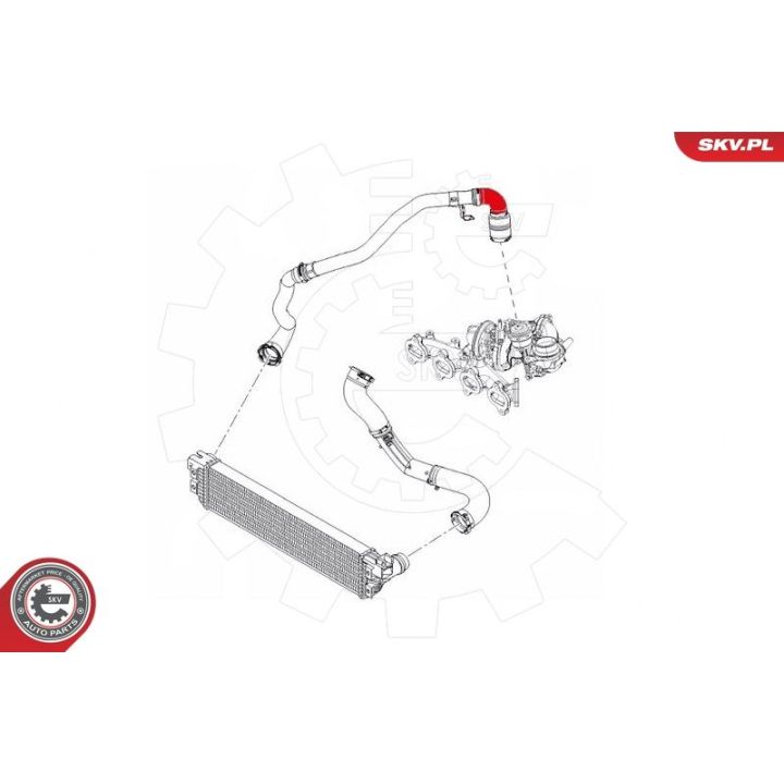 Kompresoriaus padavimo žarna ESEN SKV 24SKV965