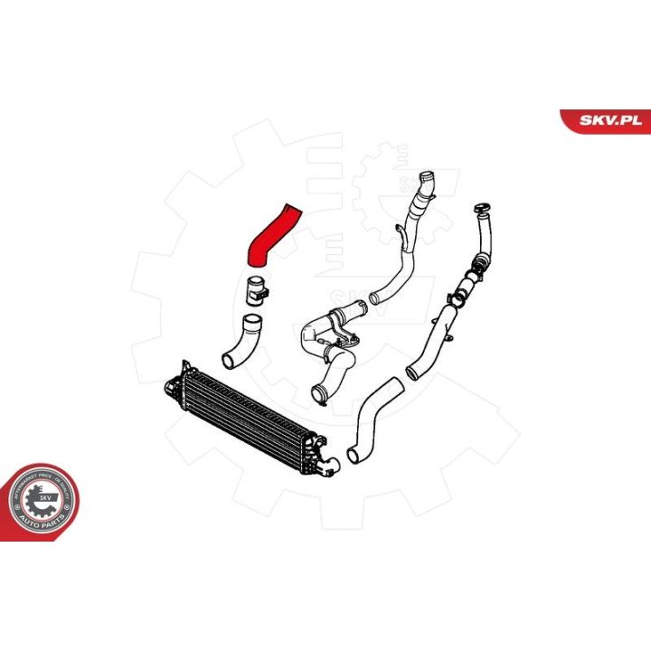Kompresoriaus padavimo žarna ESEN SKV 24SKV968
