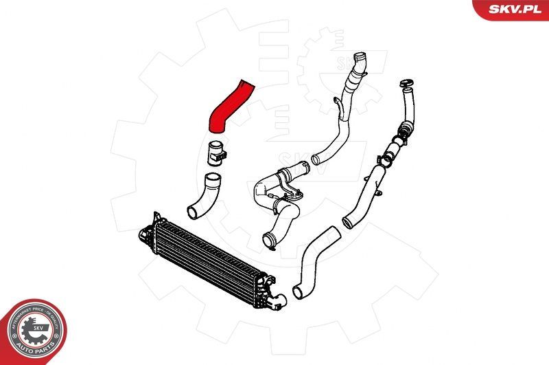 Kompresoriaus padavimo žarna ESEN SKV 24SKV968