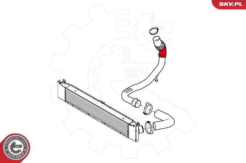 Kompresoriaus padavimo žarna ESEN SKV 24SKV976