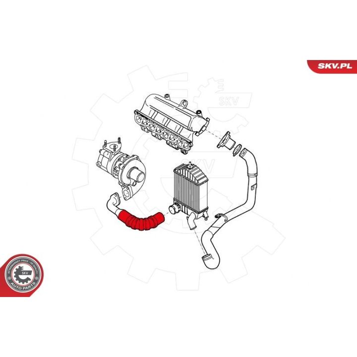 Kompresoriaus padavimo žarna ESEN SKV 24SKV983