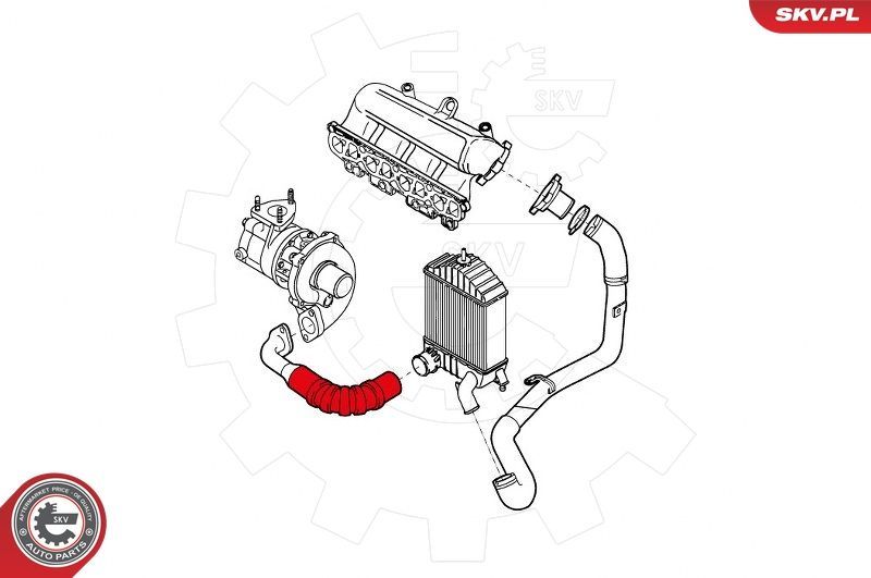 Kompresoriaus padavimo žarna ESEN SKV 24SKV983
