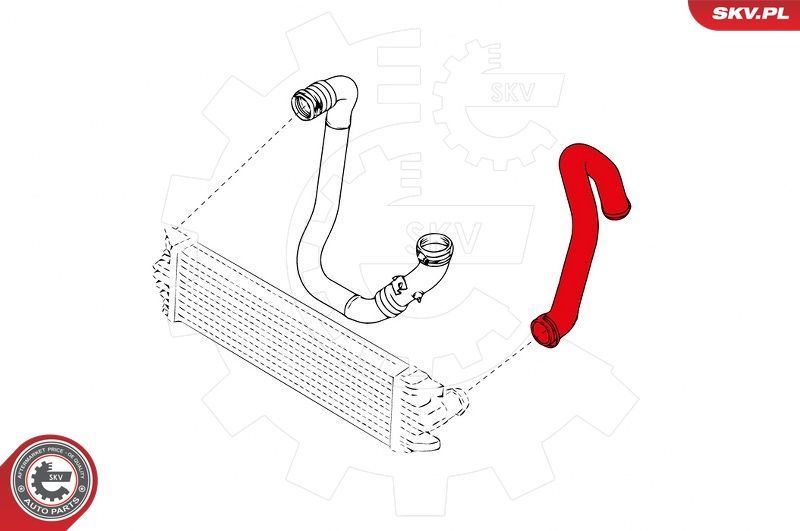 Kompresoriaus padavimo žarna ESEN SKV 24SKV987