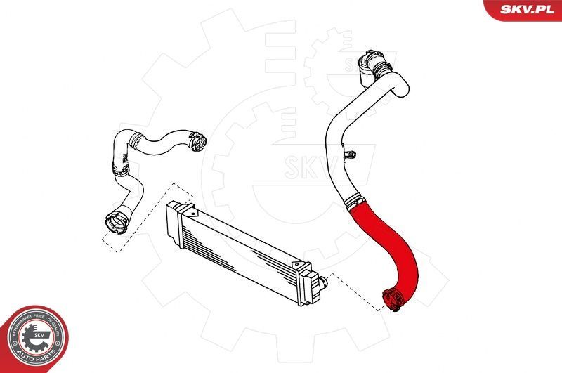 Kompresoriaus padavimo žarna ESEN SKV 43SKV014