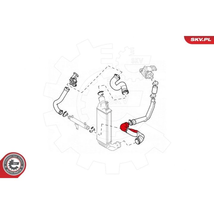 Kompresoriaus padavimo žarna ESEN SKV 43SKV019