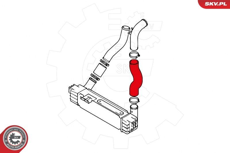 Kompresoriaus padavimo žarna ESEN SKV 43SKV021