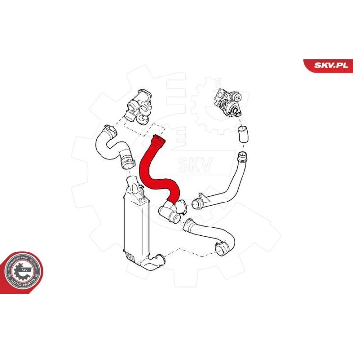 Kompresoriaus padavimo žarna ESEN SKV 43SKV022