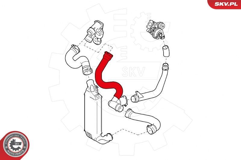 Kompresoriaus padavimo žarna ESEN SKV 43SKV022