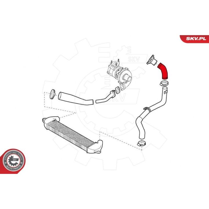 Kompresoriaus padavimo žarna ESEN SKV 43SKV040