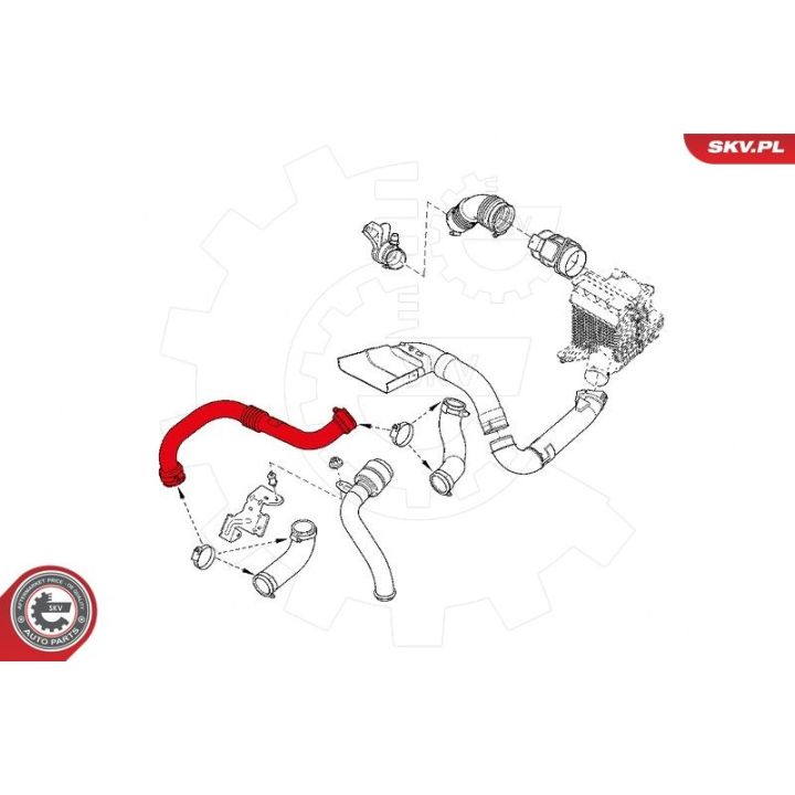 Kompresoriaus padavimo žarna ESEN SKV 43SKV045