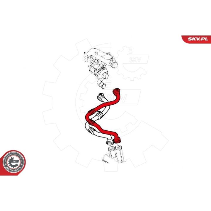 Kompresoriaus padavimo žarna ESEN SKV 43SKV060