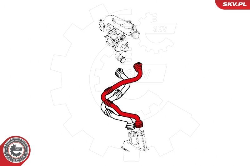 Kompresoriaus padavimo žarna ESEN SKV 43SKV060